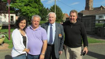 18 et 19 Mai - Des Anciens du B.M. 24 et des descendants étaient de retour à Obenheim 