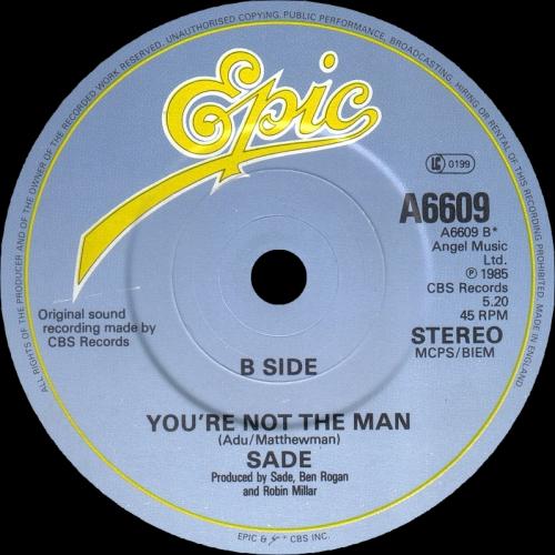 Sade : Album " Promise " Epic Records EPC 86318 [ UK ] en 1985