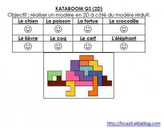 Fiche de suivi Kataboom GS (modèles en 2D)