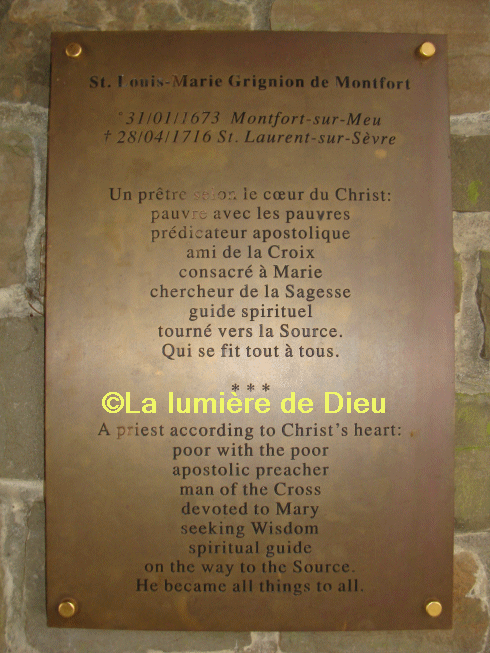 Banneux : statue Louis-Marie Grignion de Montfort