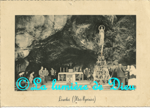 Lourdes : La grotte