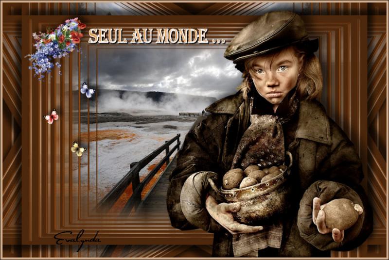 Seule au monde