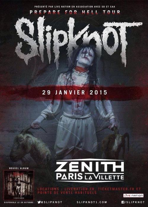 SLIPKNOT_Prepare For Hell Tour_Paris_29-01-2015 SLIPKNOT_Prepare For Hell Tour_Paris_29-01-2015