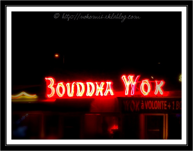 La lumière des néons