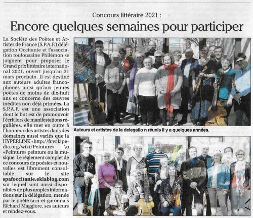 ANNONCES DU CONCOURS