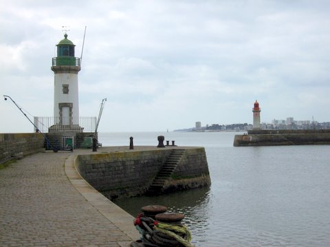 SaintNazaire, aménagements en bord de mer....