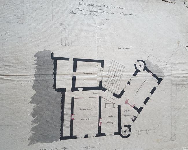 Quelques dessins de l'Abbé Jean-Baptiste CHEVALD pour la restauration de Rocamadour ( suite)