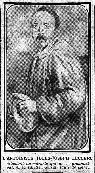 Joseph Leclerc (Le Matin 28 juillet 1912, détail)