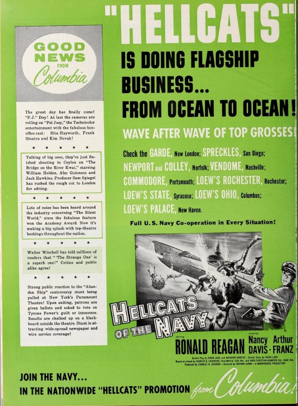 COMMANDO DANS LA MER DU JAPON BOX OFFICE USA 1957
