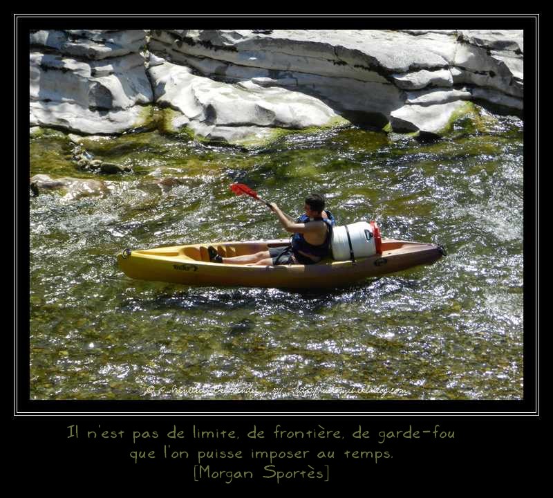 Canoé dans l'Hérault...