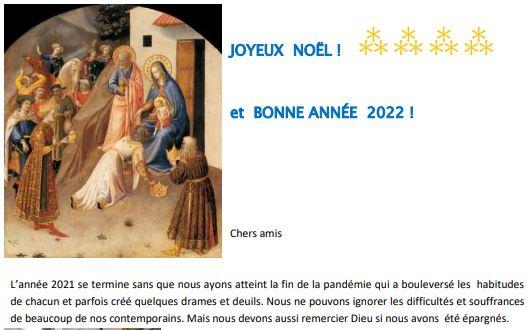 Les voeux du Fr Luc ofm