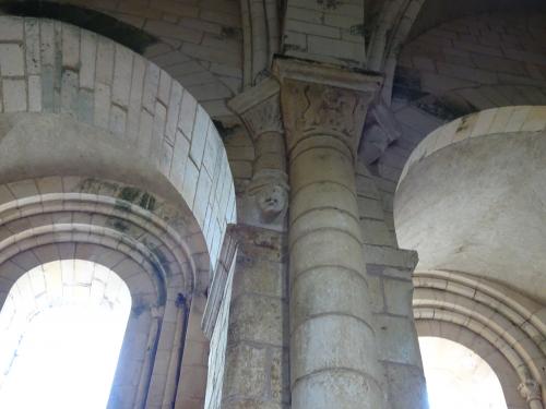 L'église de Gargilesse, les chapiteaux
