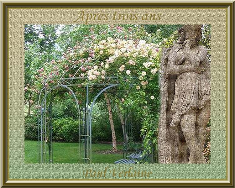 "Après trois ans" poème de Paul Verlaine