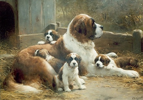 Otto Eerelman ( peintures de chiens )