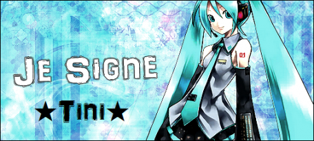 Signature de mon blog de Miku Hatsune