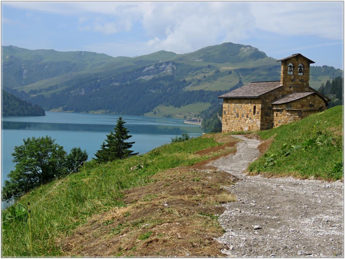 LE  BARRAGE  DE  ROSELEND  SAVOIE 