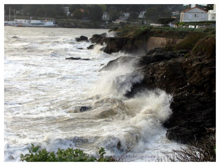 Tempête sur Pornic 