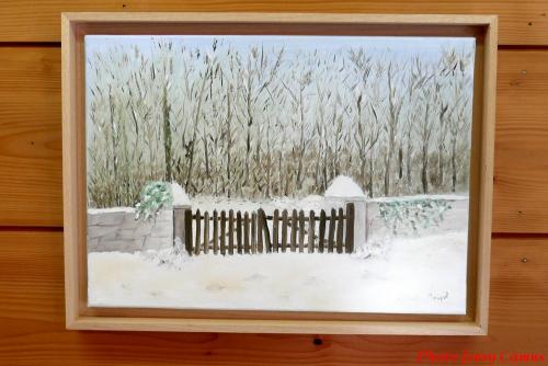 -Dominique Masson , peintre à Villaines en Duesmois