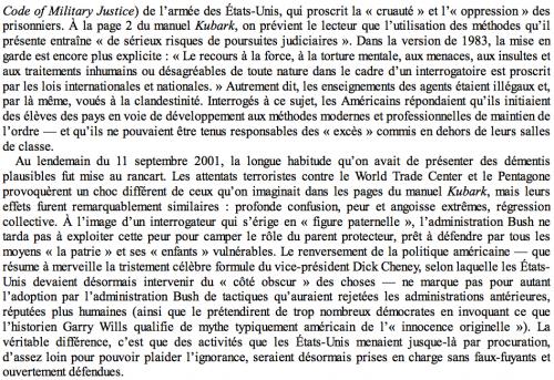 ➤ Extrait du livre "La statégie du choc" - Naomi Klein