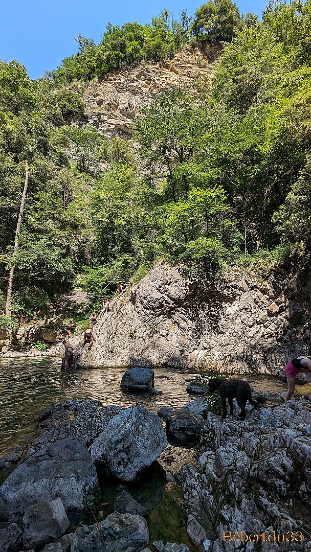 une cascade à Sospel 