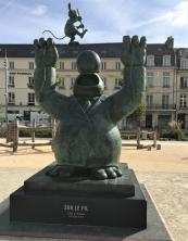 la balade du 19 octobre sur les trace du CHAT à Caen