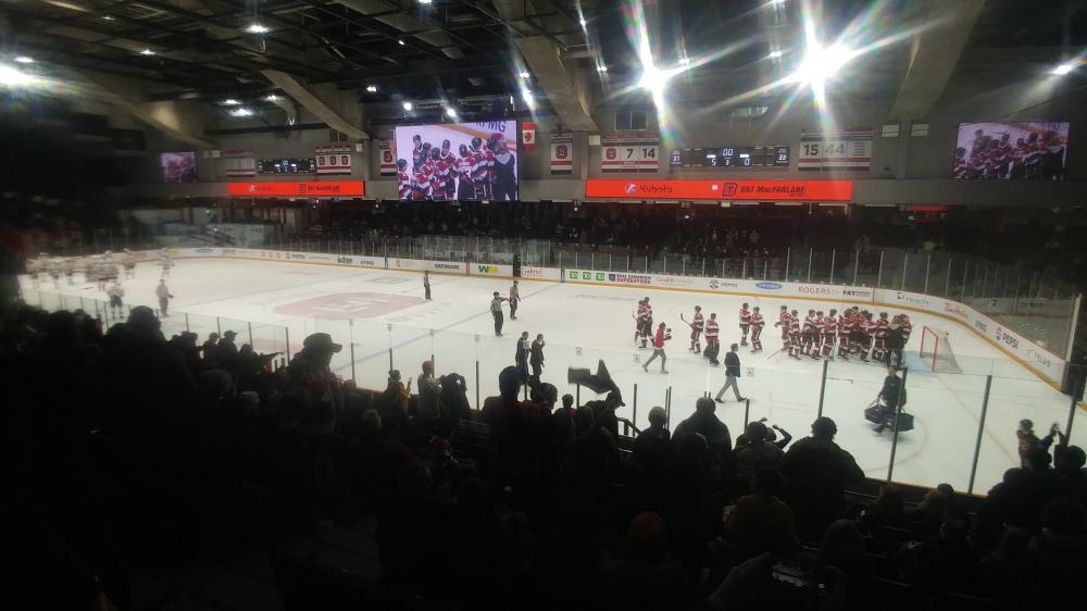 Oshawa Generals versus Ottawa 67's at TD Place on February 23rd 2024