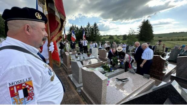 * Dans le cadre des commémorations des 80 ans du Débarquement - Hommage à Armand Jung "Un" du commando Kieffer