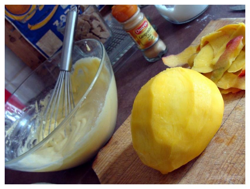 Gâteau moelleux à la Mangue