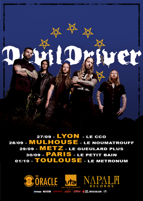 DEVILDRIVER - Annulation de la tournée européenne prévue en Septembre/Octobre