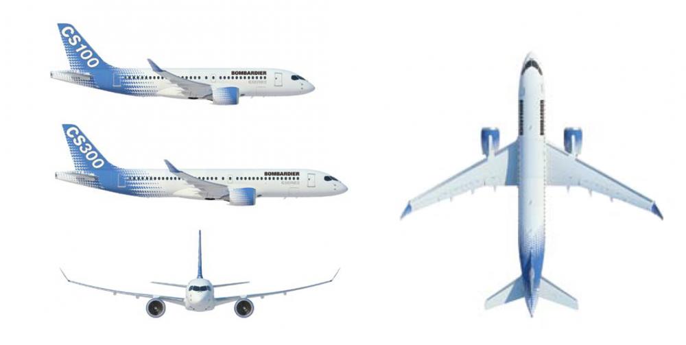 C100 et Cs 200 Bombardier deviennent Airbus A220 100 et 300