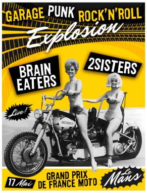 2 Sisters - Au Grand Prix de France de moto - Le Mans (Sarthe) 