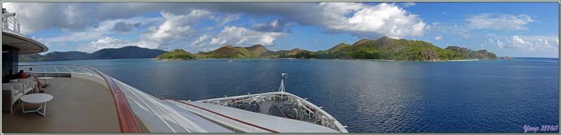 27 novembre 2021 : la croisière a débuté, le navire Le Bellot est ancré devant l'île Curieuse, notre première étape - Seychelles