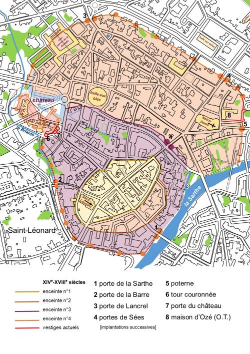 LES REMPARTS D'ALENÇON (Orne)