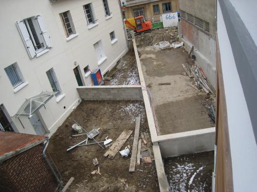 Retropilar... La construction du bâtiment A
