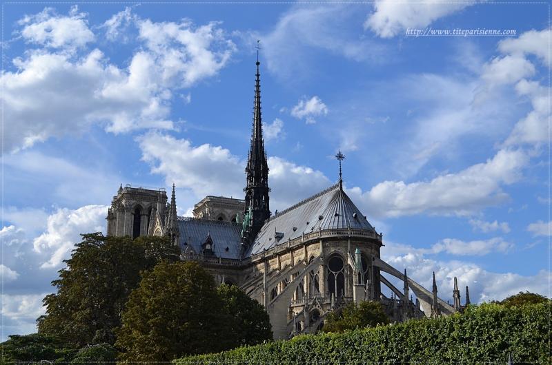 Notre-Dame de Paris : Le chevet de la cathédrale