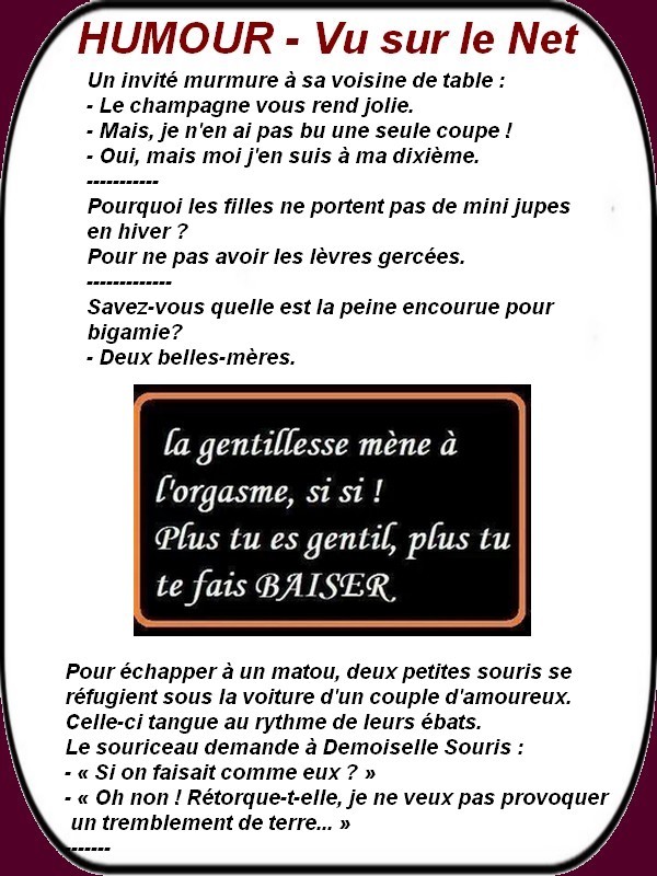 On ne rate pas l'humour du mercredi chez les "Tiot".