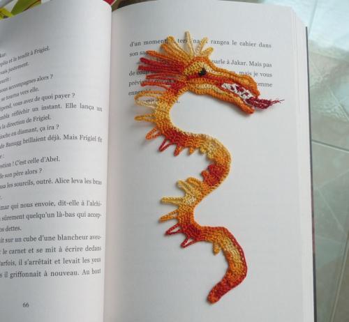 Mon dragon marque page