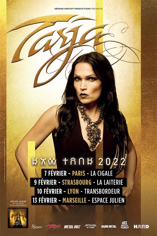 Tarja Turunen : I Walk Alone vidéo live Paris le 6 février 2023