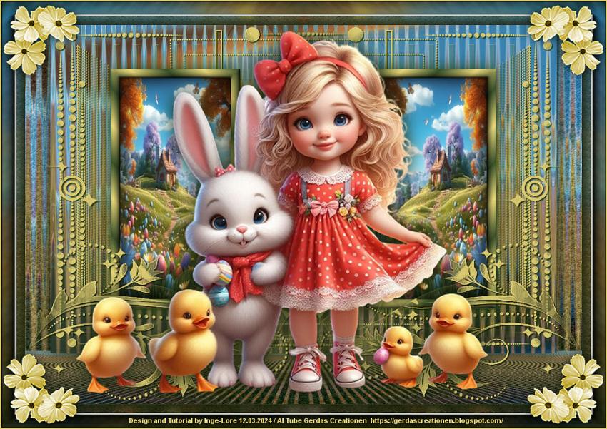 Easter girl