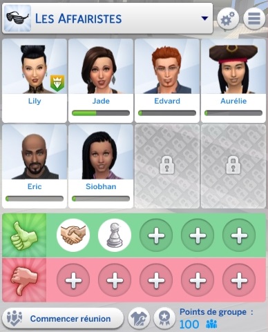 Semaine 2 (S1) - Quartier San Myshuno - Foyer Feng