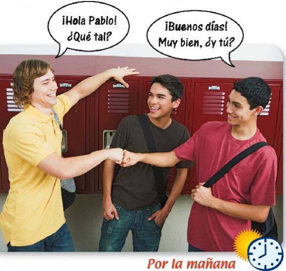 Saludar y despedirse