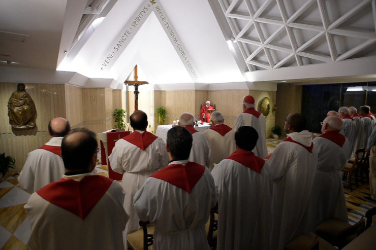 Messe à Sainte-Marthe © L'Osservatore Romano