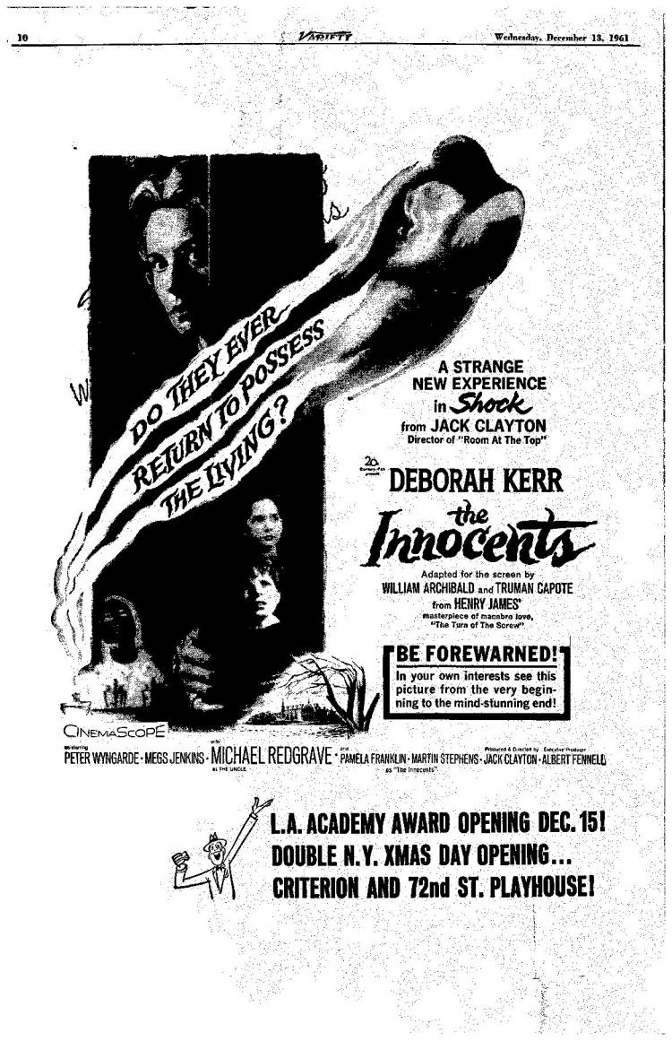 BOX OFFICE USA DU 17 JANVIER 1962 AU 23 JANVIER 1962