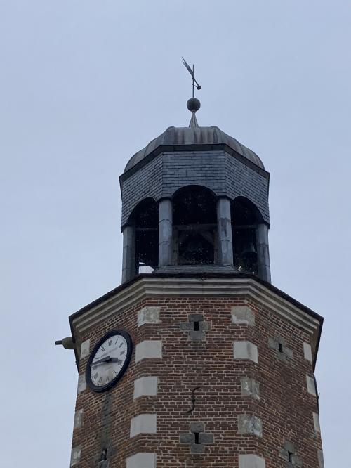 Partie haute du beffroi de Crécy
