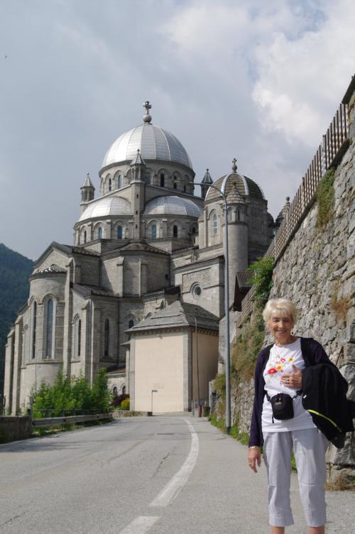 Jacqueline et les lacs Italiens 2015