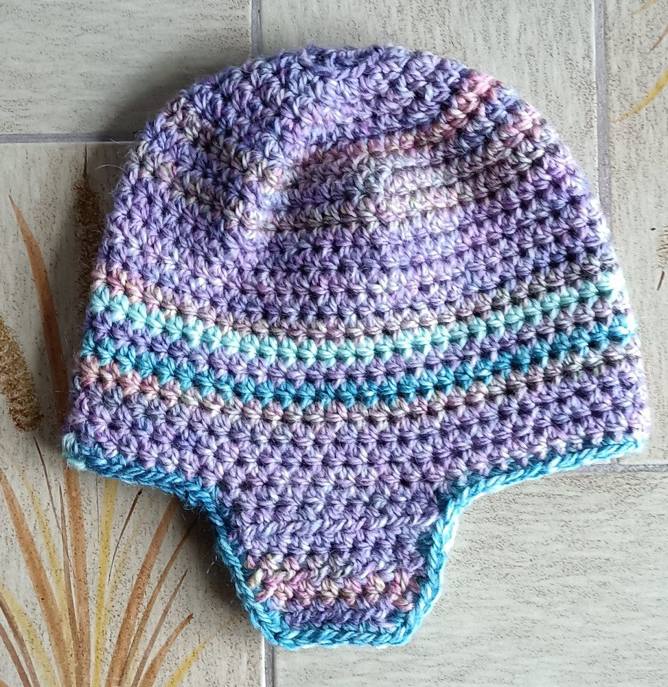 Echarpe et bonnet péruvien assortis...