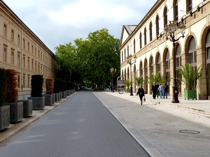 Metz / L'hôtel "La Citadelle" dans le quartier de l'Arsenal...