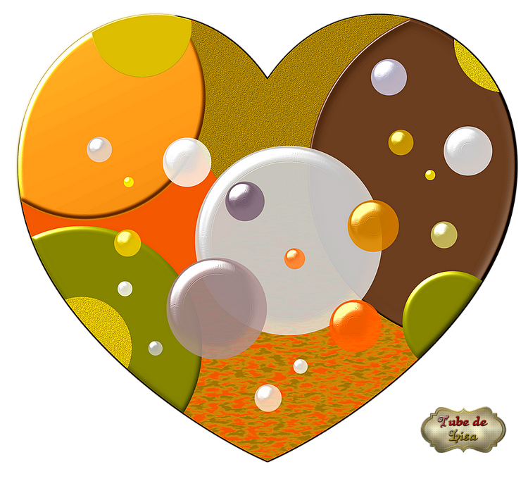 Coeur déco graphique