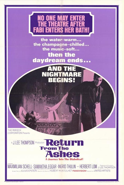 Le démon est mauvais joueurs, Return from ashes, J. Lee Thompson,  1965
