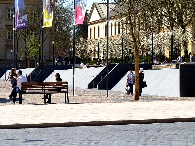 Metz / L'hôtel "La Citadelle" dans le quartier de l'Arsenal...
